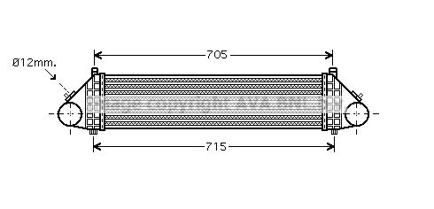 AVA QUALITY COOLING Starpdzesētājs VOA4164